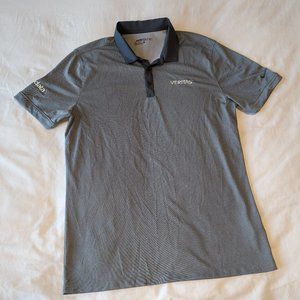 Nike‎ Dri Fit Golf Polo Gray Custom Logo